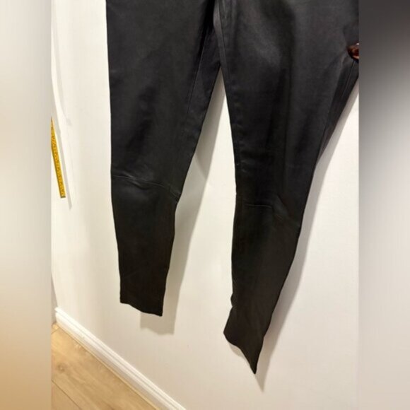 HELMUT LANG LAMB LEATHER PANTS - Size 8 - Picture 13 of 13